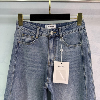 25 Spring and Summer New Products Wide-leg Jeans,