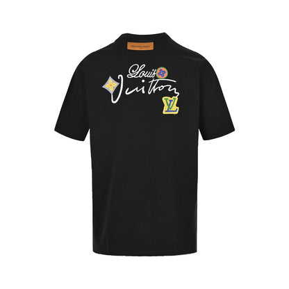 Embroidered Micro Seal Short Sleeves