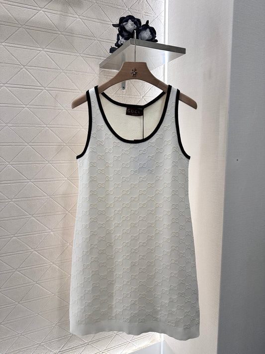 2025 new product Knitted vest dress