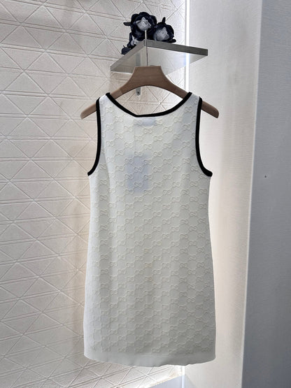 2025 new product Knitted vest dress