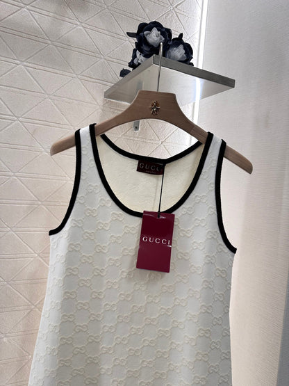 2025 new product Knitted vest dress