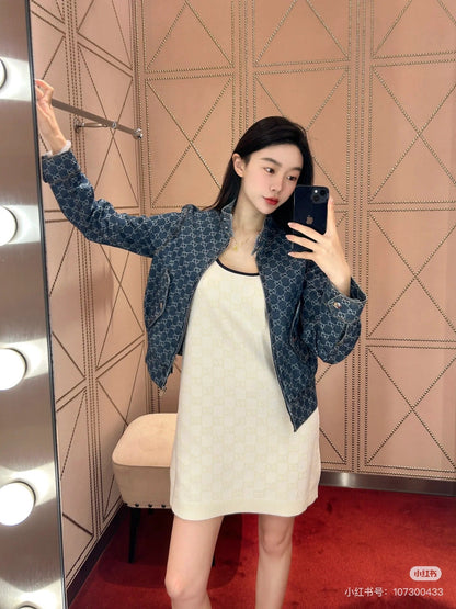 2025 new product Knitted vest dress