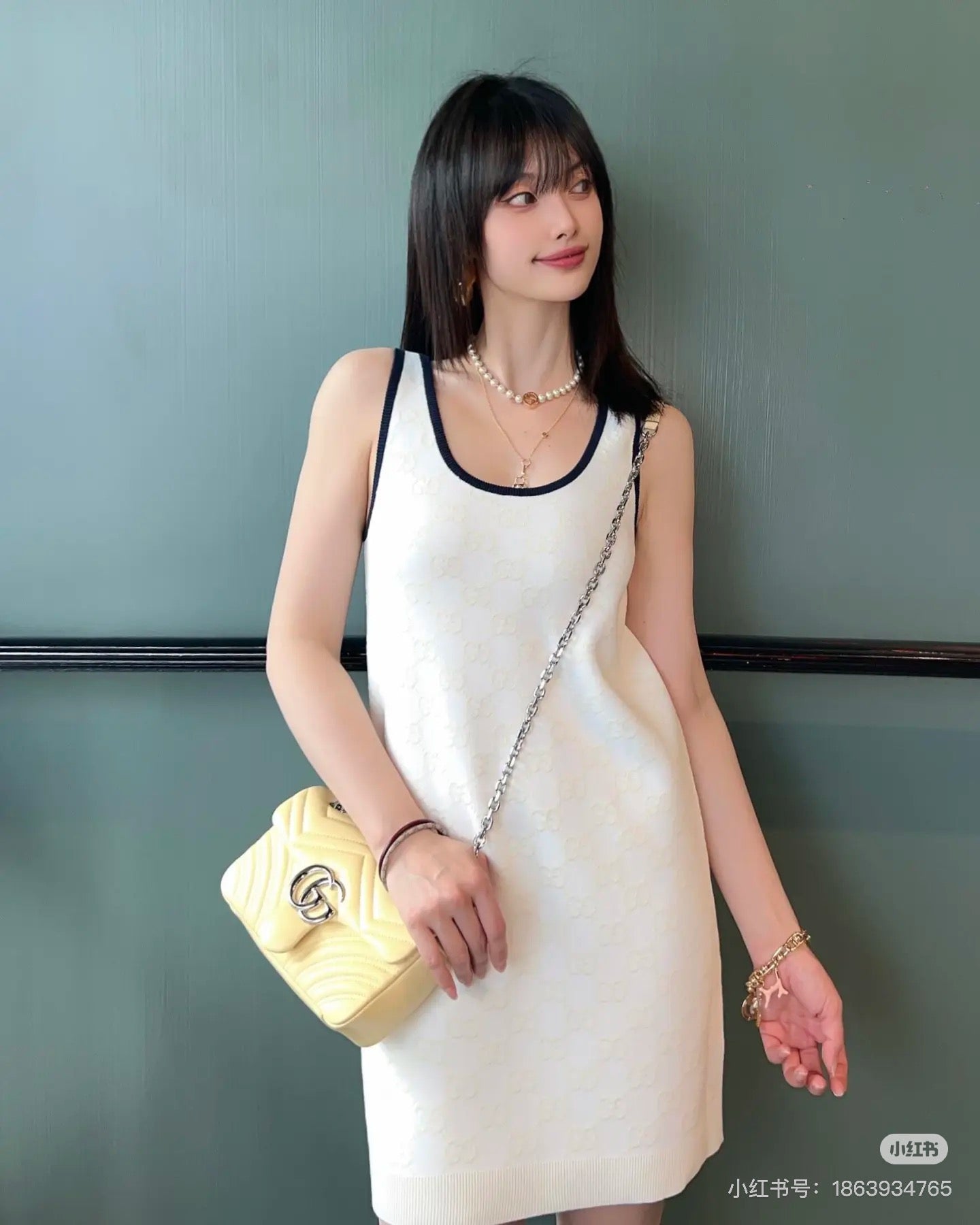 2025 new product Knitted vest dress