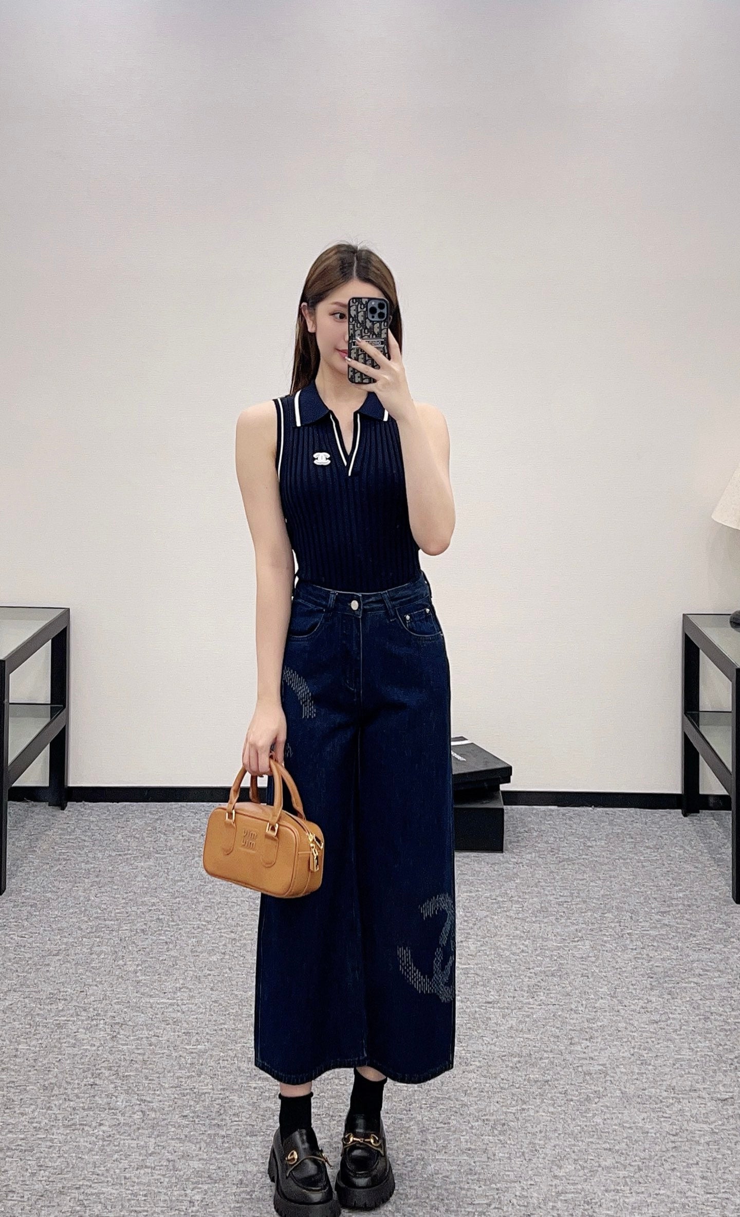 2025 new product Striped knitted vest