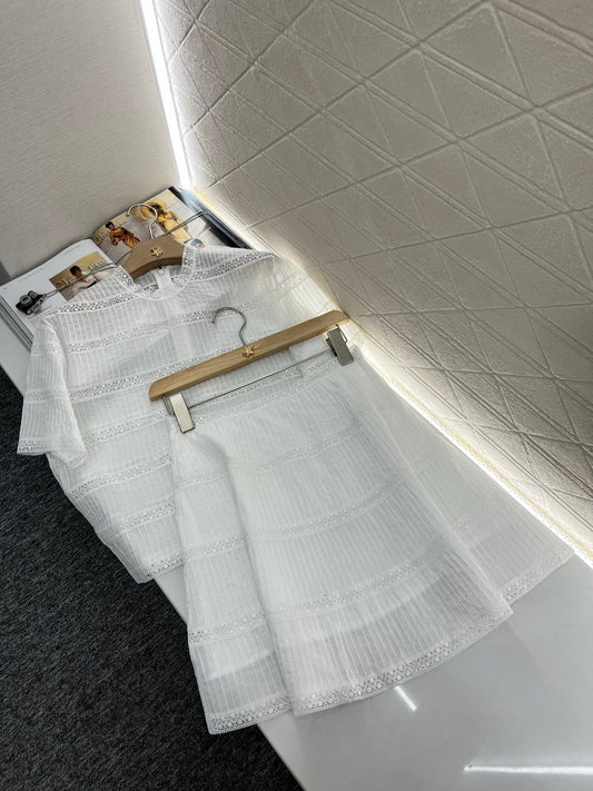 2025 new product Embroidered skirt suit