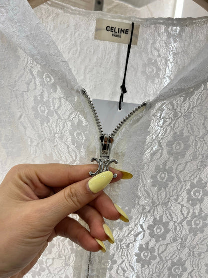 2025 new product Lace hooded cardigan