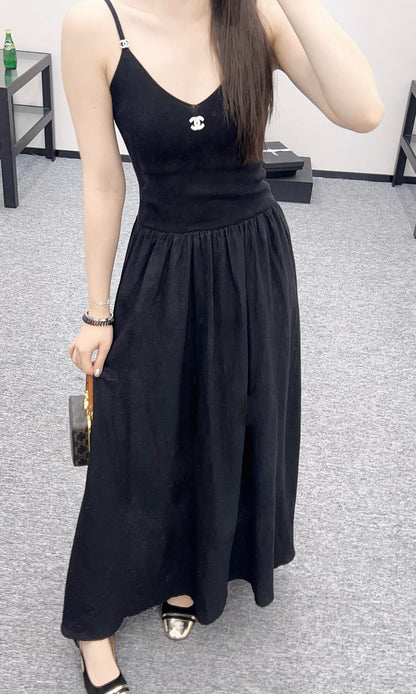 2025 new product Long suspender skirt