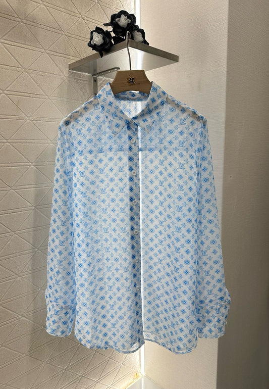 2025 new arrivals Printed silhouette shirt