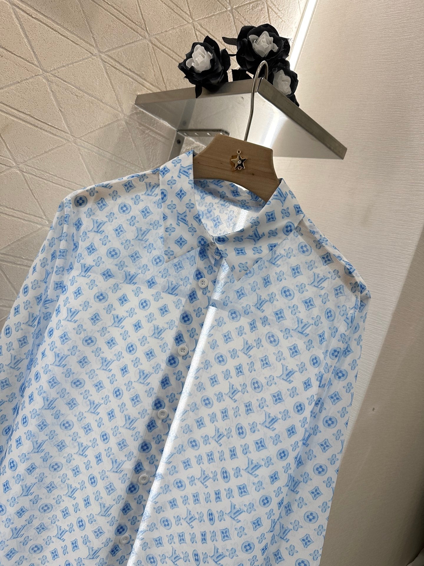 2025 new arrivals Printed silhouette shirt