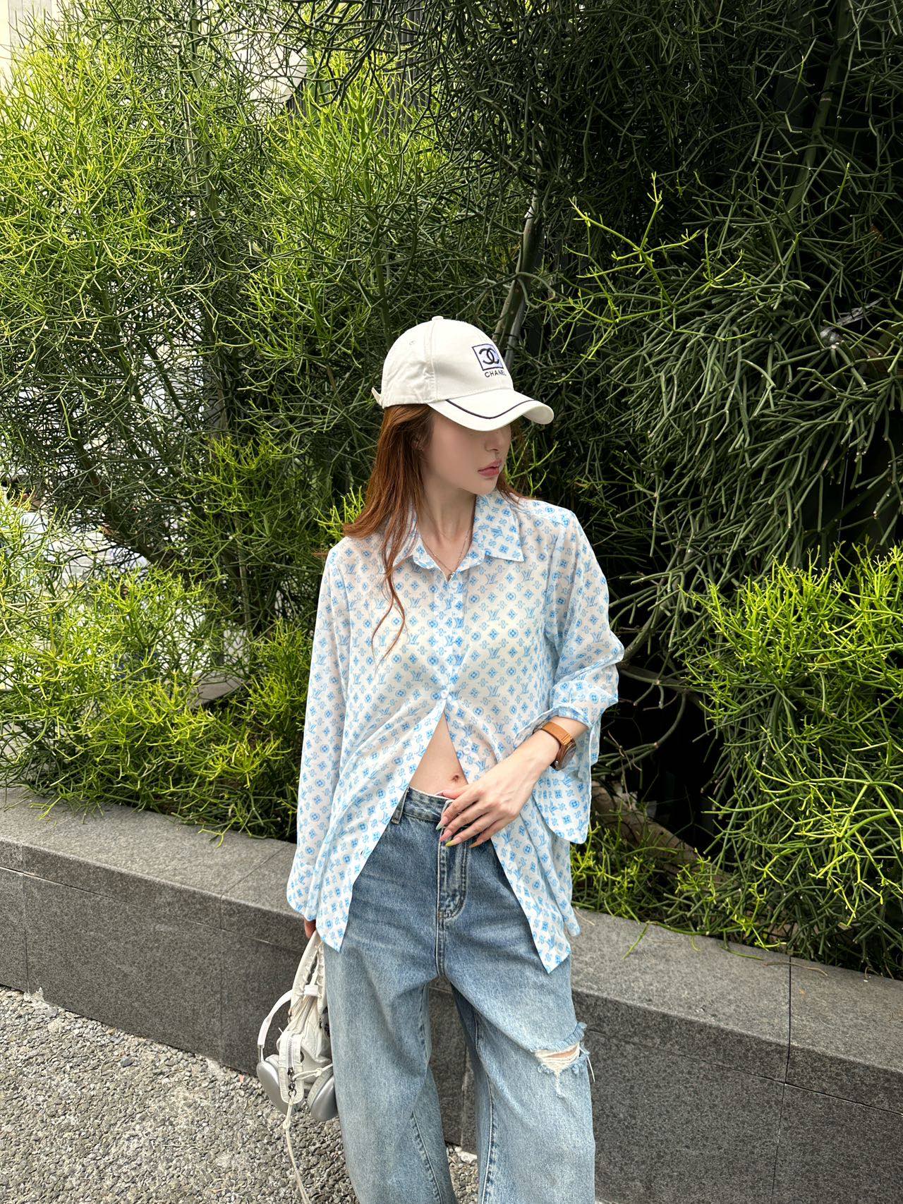 2025 new arrivals Printed silhouette shirt