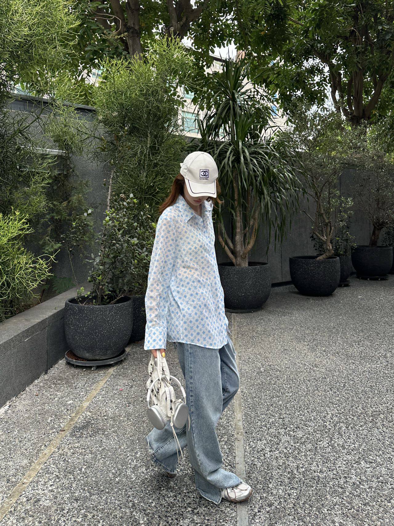 2025 new arrivals Printed silhouette shirt