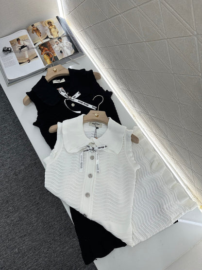 2025 new product Knitted vest dress