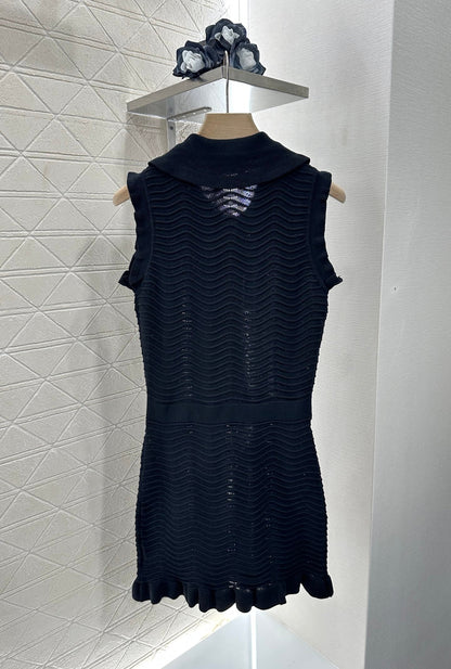2025 new product Knitted vest dress