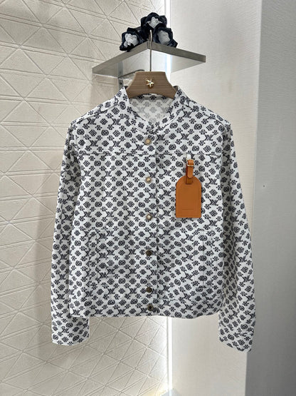 2025 new product Denim jacket and shorts set