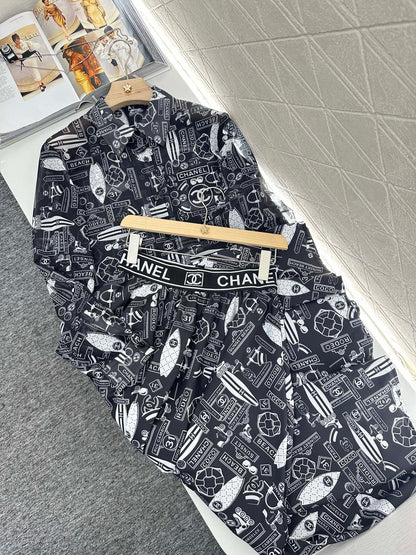 2025 new products Shirt and skirt suit