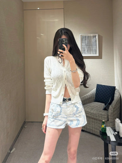C*♥2025 new products Denim shorts