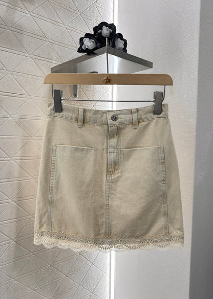 2025 new product Denim lace suit
