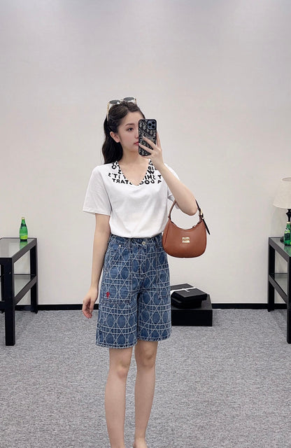 D*♥2025 new products Denim shorts