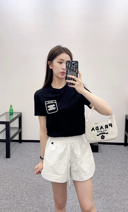 C*♥New arrival Embroidered shorts