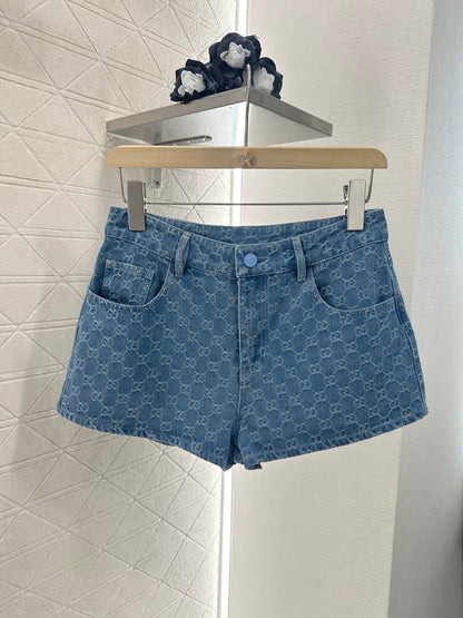 New Arrival Denim vest and shorts set