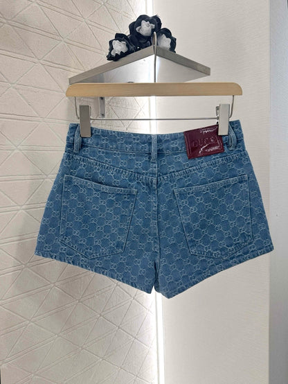 New Arrival Denim vest and shorts set