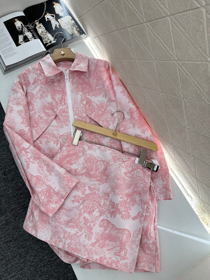 2025 new products Short skirt jacket set