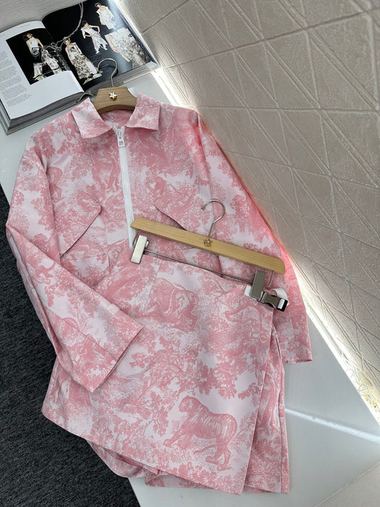 2025 new products Short skirt jacket set