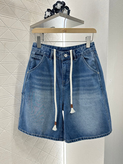 P*♥2025 new products Denim shorts
