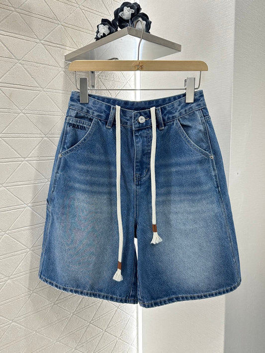 P*♥2025 new products Denim shorts