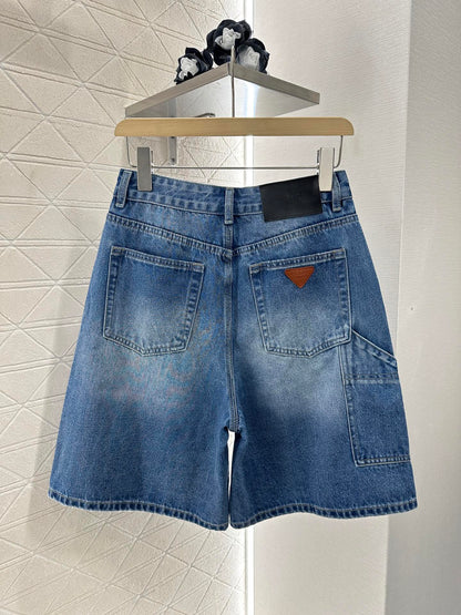 P*♥2025 new products Denim shorts