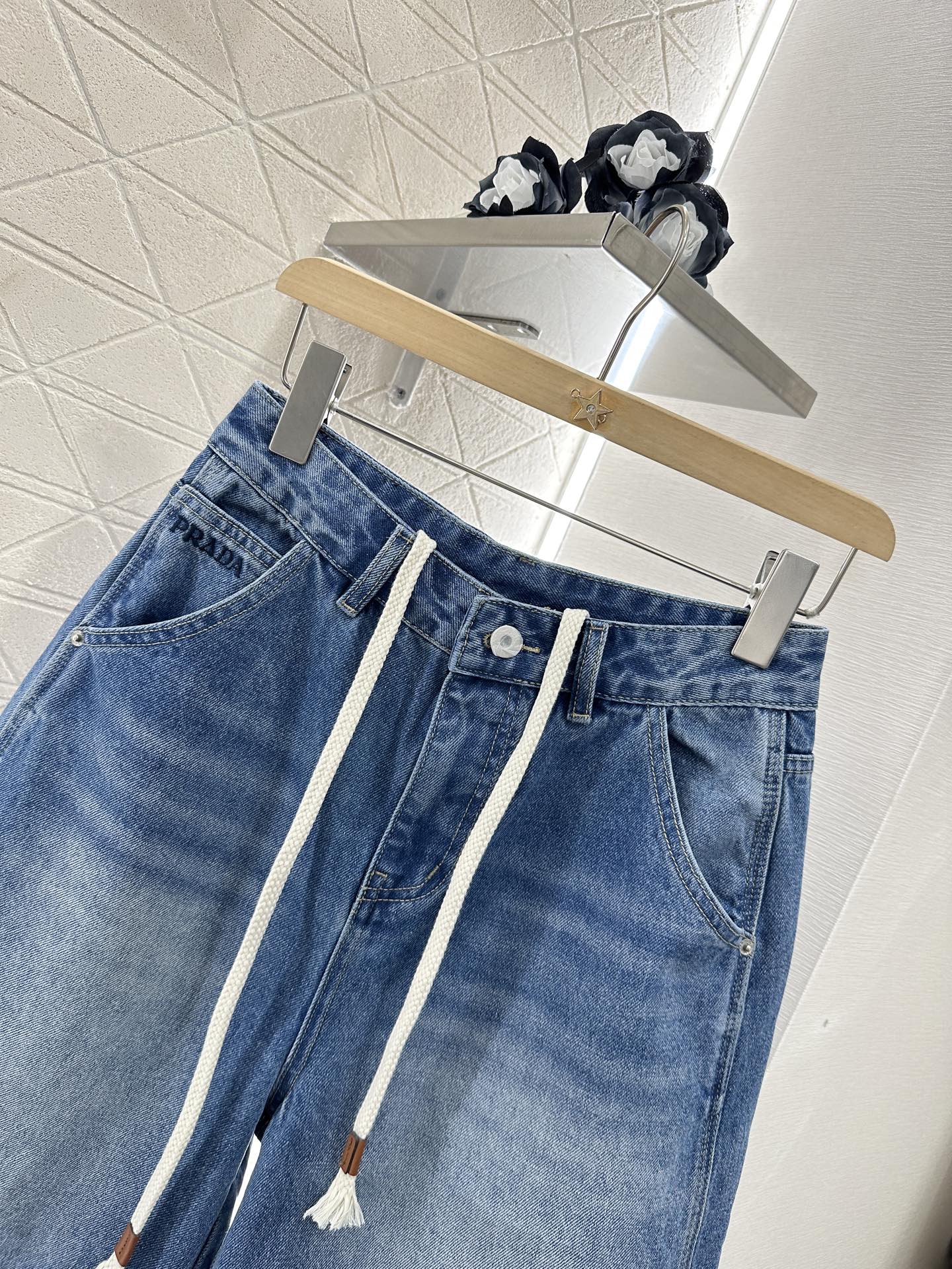 P*♥2025 new products Denim shorts
