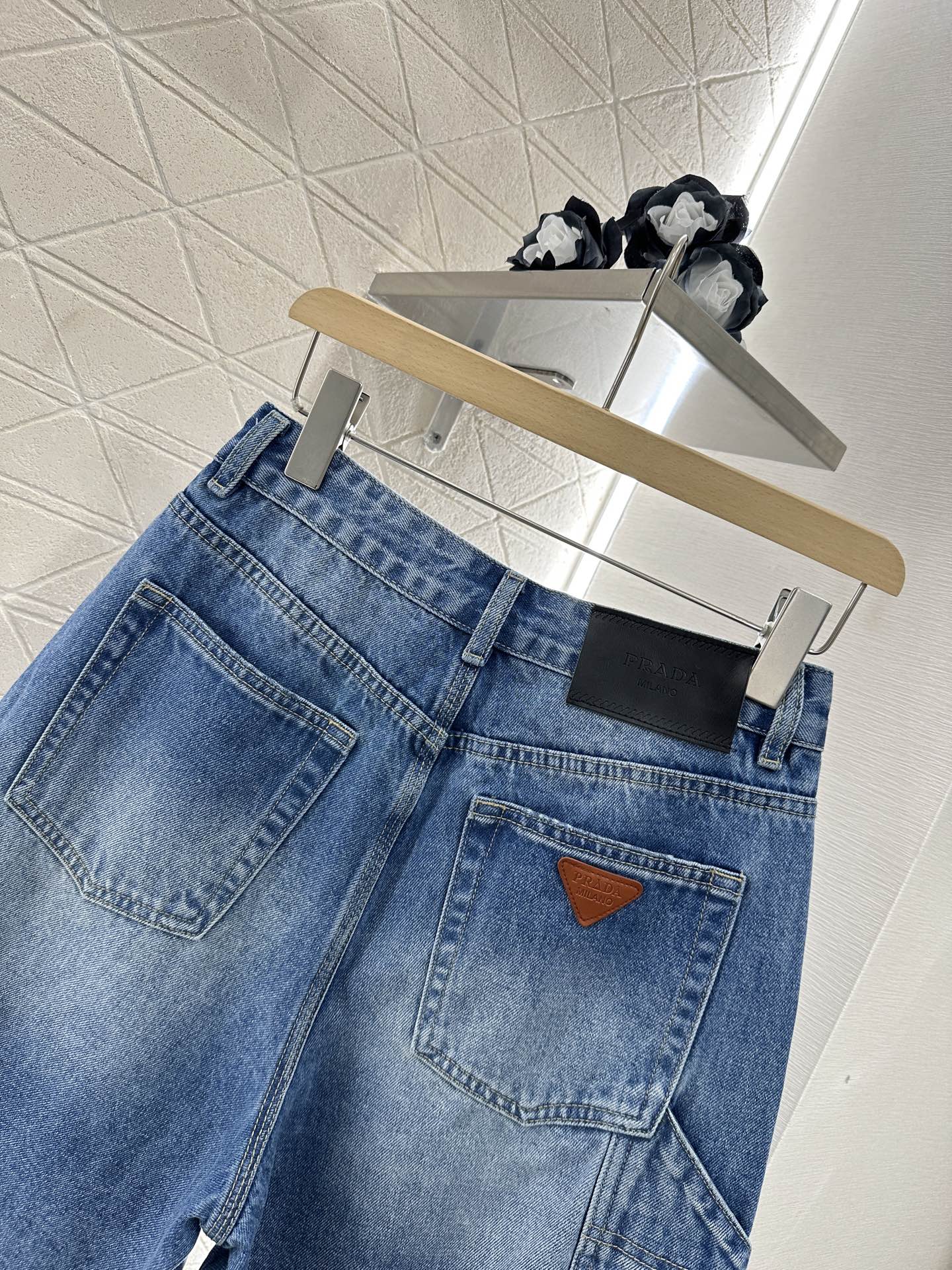 P*♥2025 new products Denim shorts