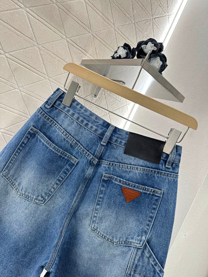 P*♥2025 new products Denim shorts