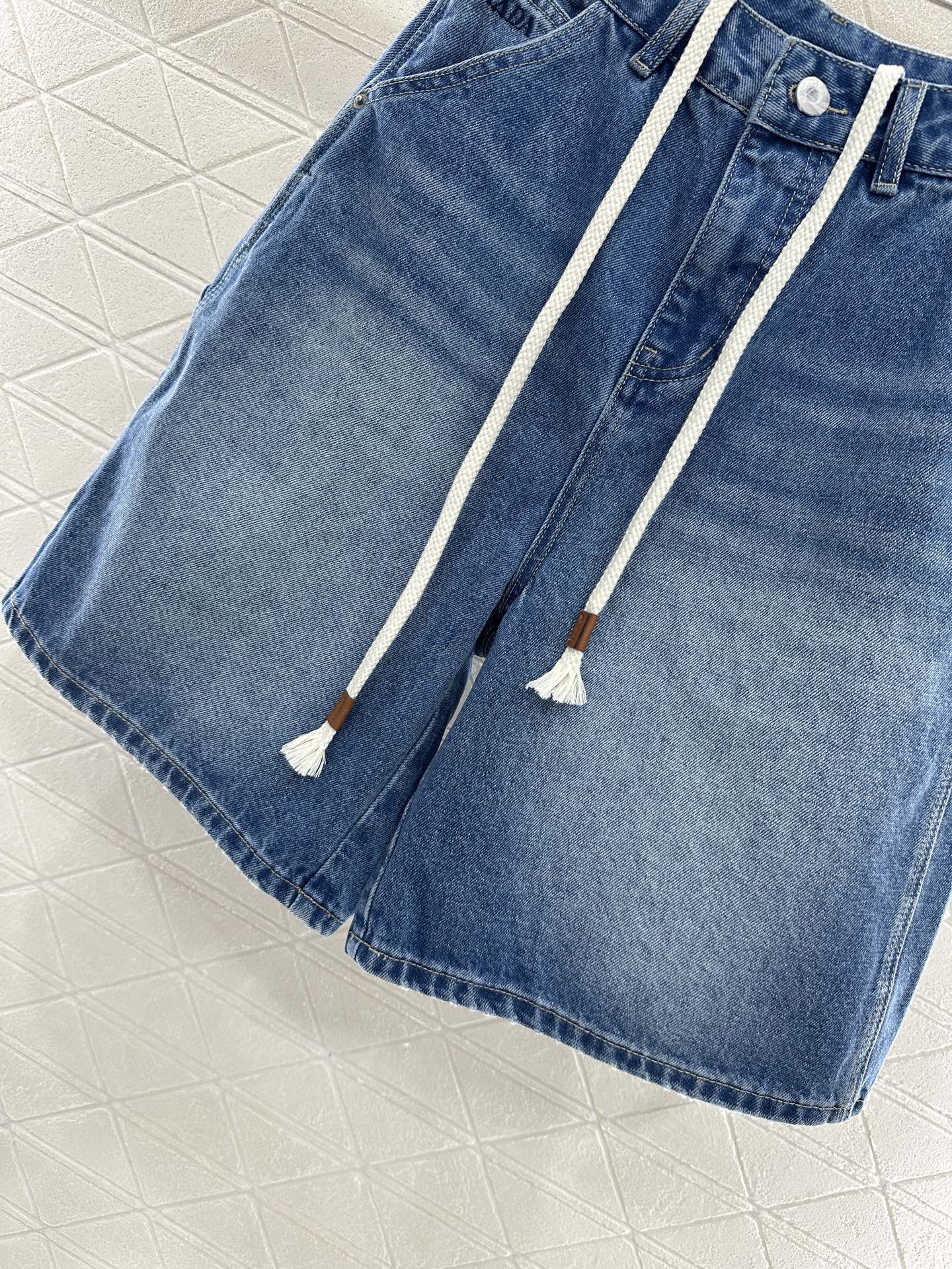 P*♥2025 new products Denim shorts