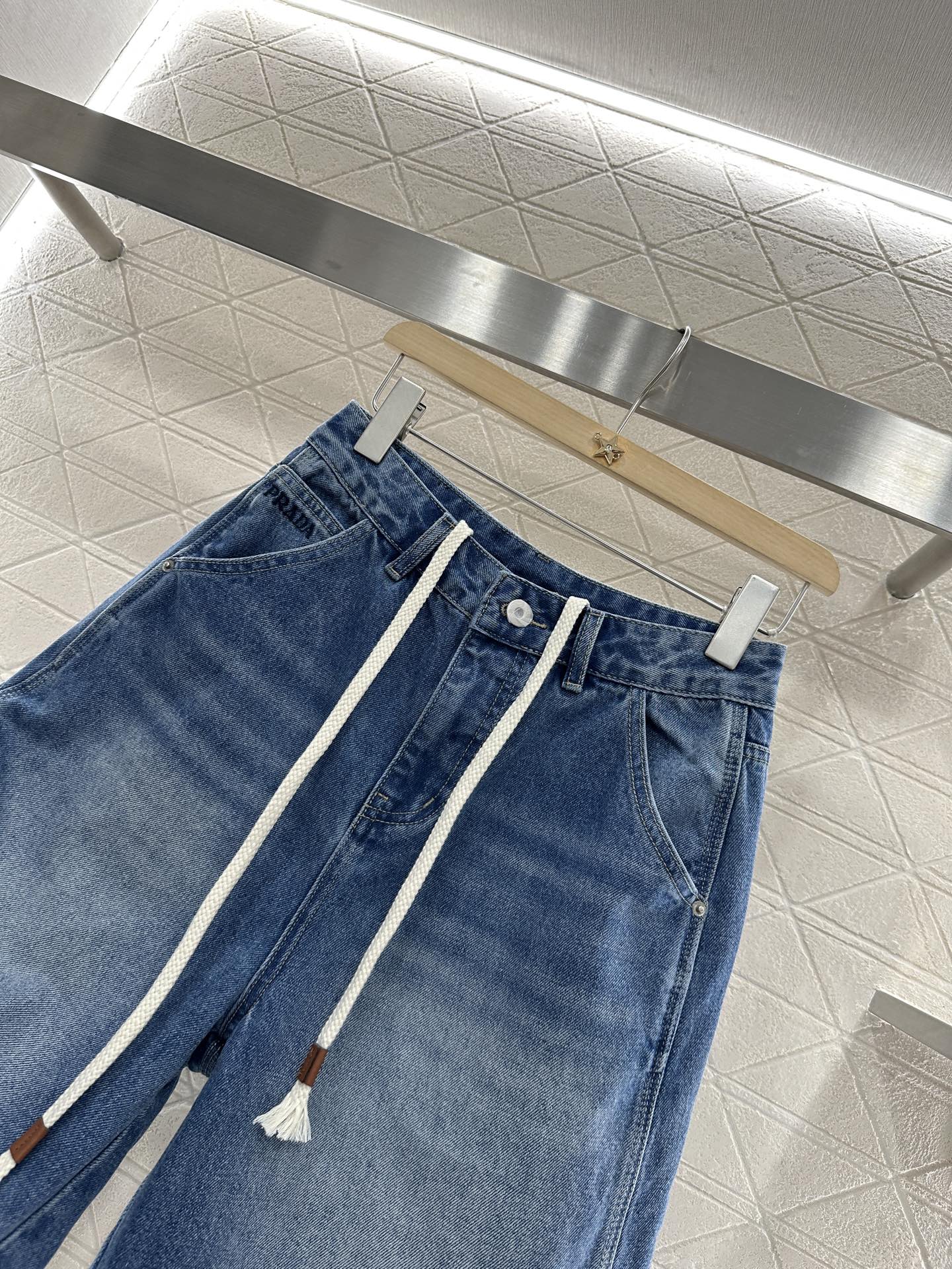 P*♥2025 new products Denim shorts