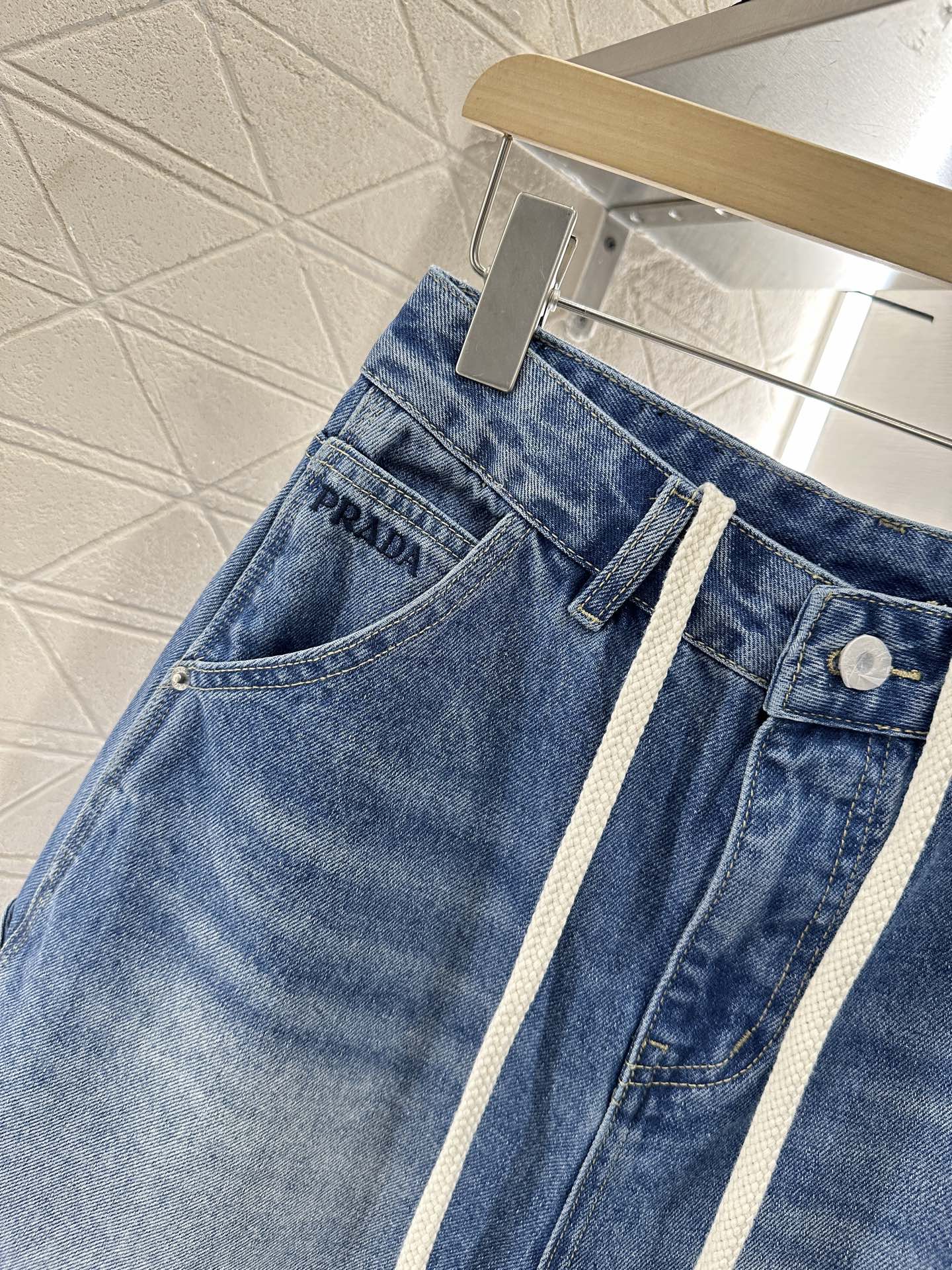 P*♥2025 new products Denim shorts