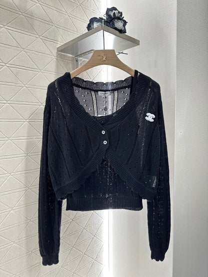 2025 New Cardigan Two-piece Set