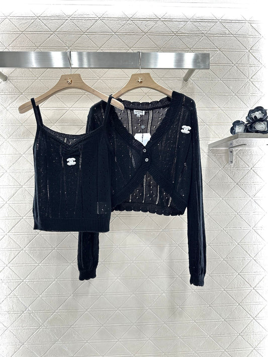 2025 New Cardigan Two-piece Set