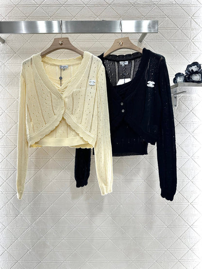 2025 New Cardigan Two-piece Set