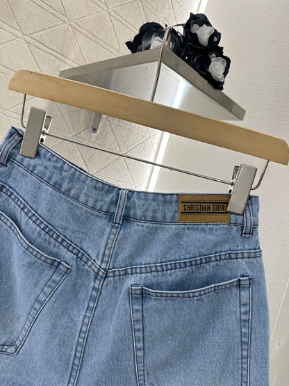 2025 new product Denim jacket and shorts set