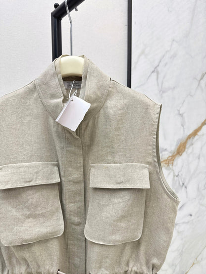 25ss linen vest