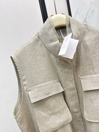 25ss linen vest