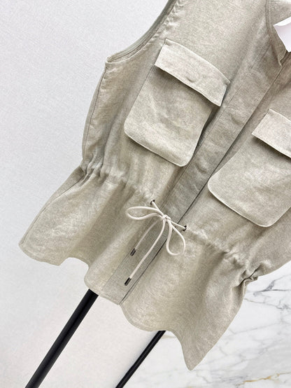 25ss linen vest