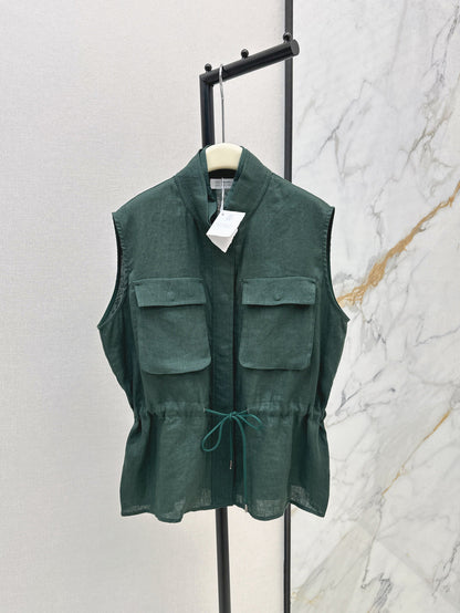25ss linen vest