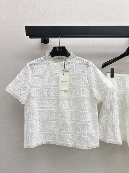 25ss embroidered shirt