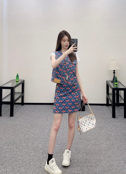 2025 new products Vest and skirt set