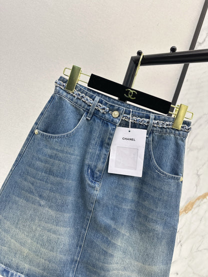 25ss denim skirt