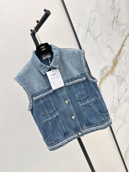 25ss denim vest
