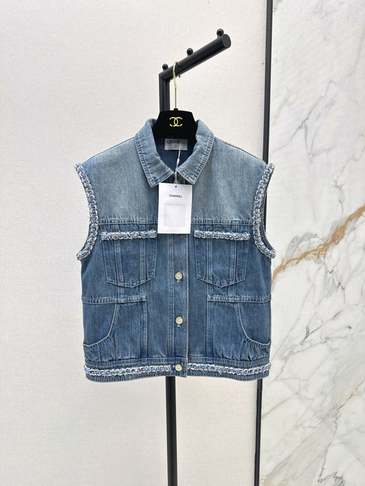 25ss denim vest