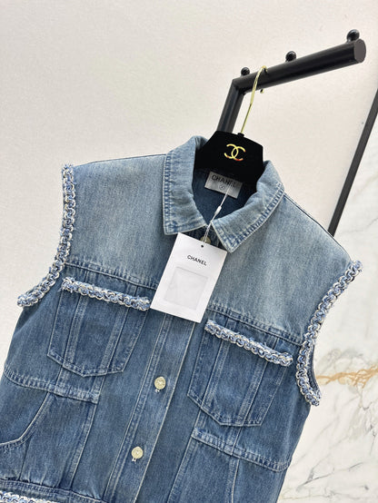 25ss denim vest